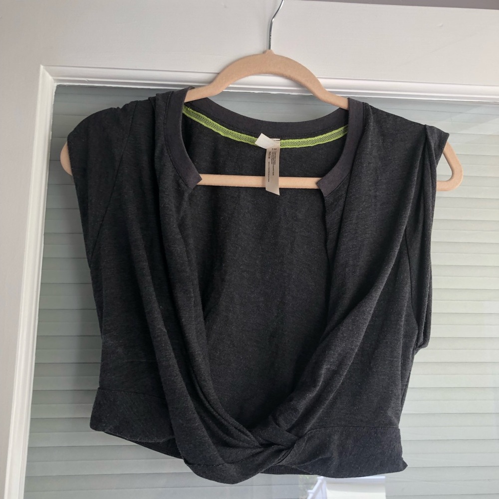 FP Movement cropped open wrap tank